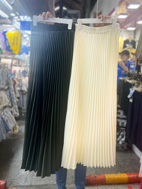 Women Long Pleated Skirts